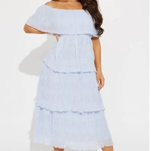 Midi Dress - Sky Blue